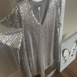 Sequins T Shirt Dress